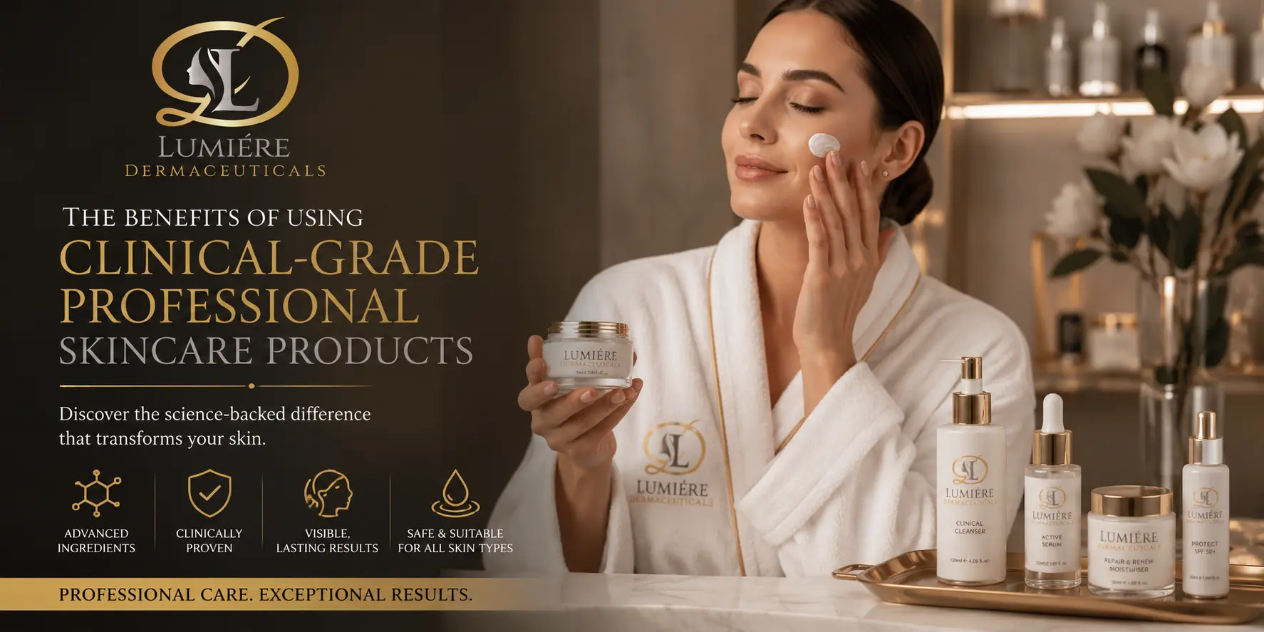 The Benefits of Using Clinical-Grade Professional Skincare Products